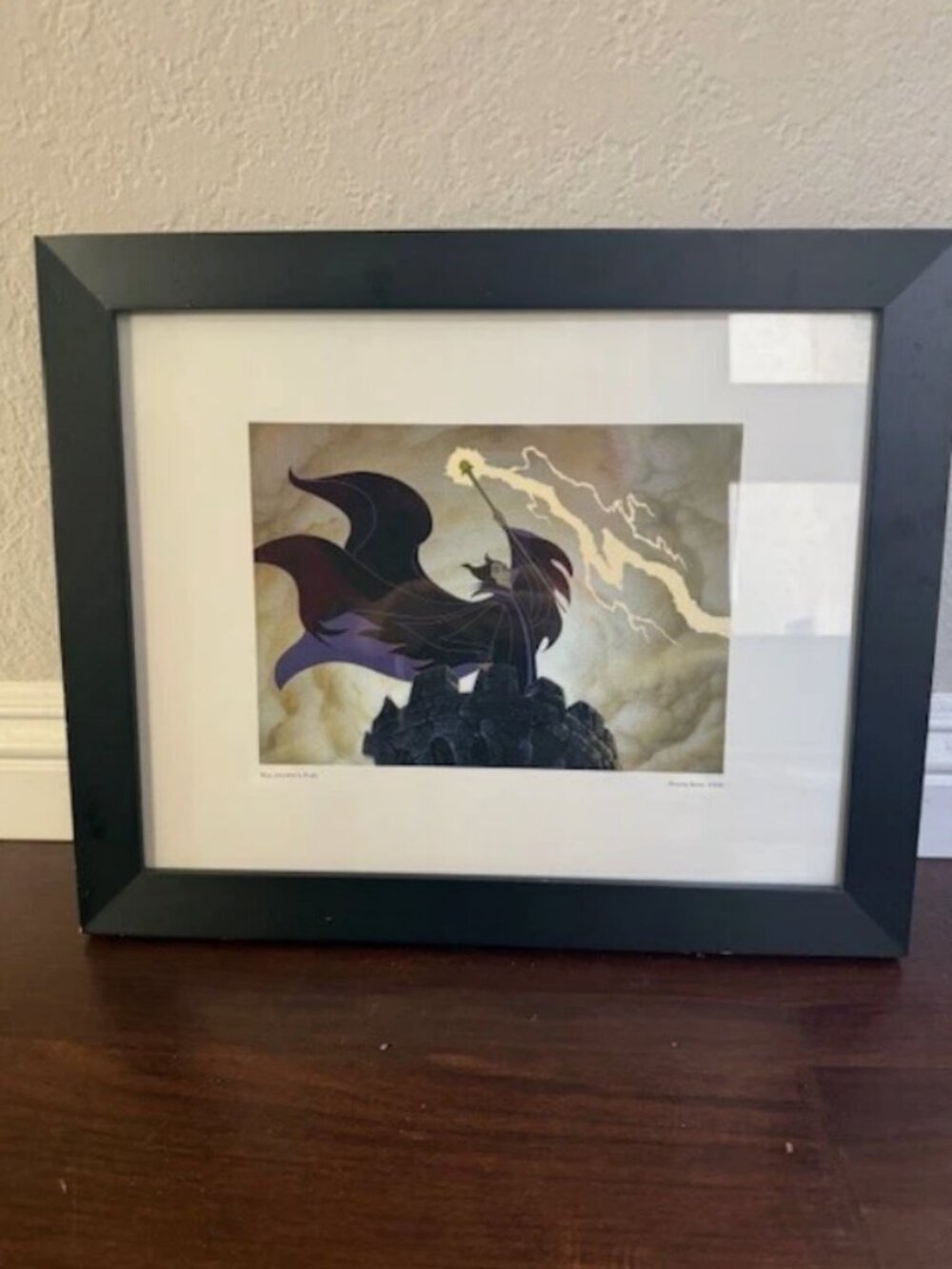 Disney Maleficent Print By The McGaw Group “Maleficent's Fury” Framed